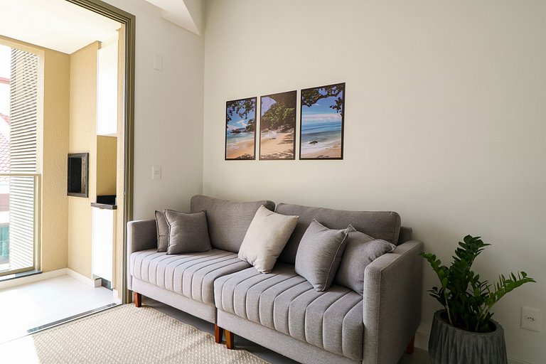 Lindo duplex, 2 suítes no melhor de Jurerê Int.408